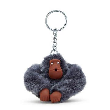 Kipling Sven Monkey Keychain Accessories Foggy Grey | AU 1994YX